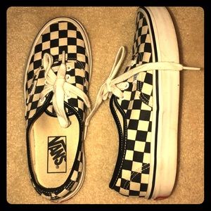 checkered vans